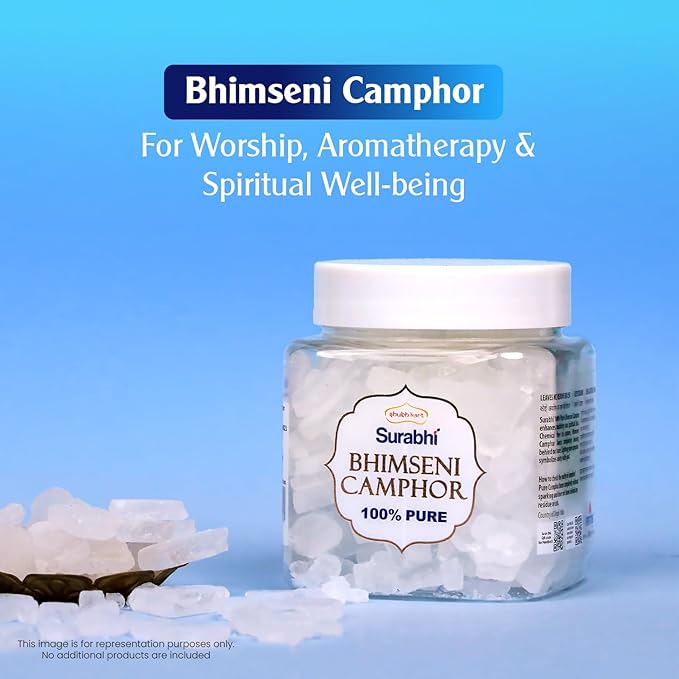 Shubhkat Bhimseni 100% Pure Camphor 100 gm