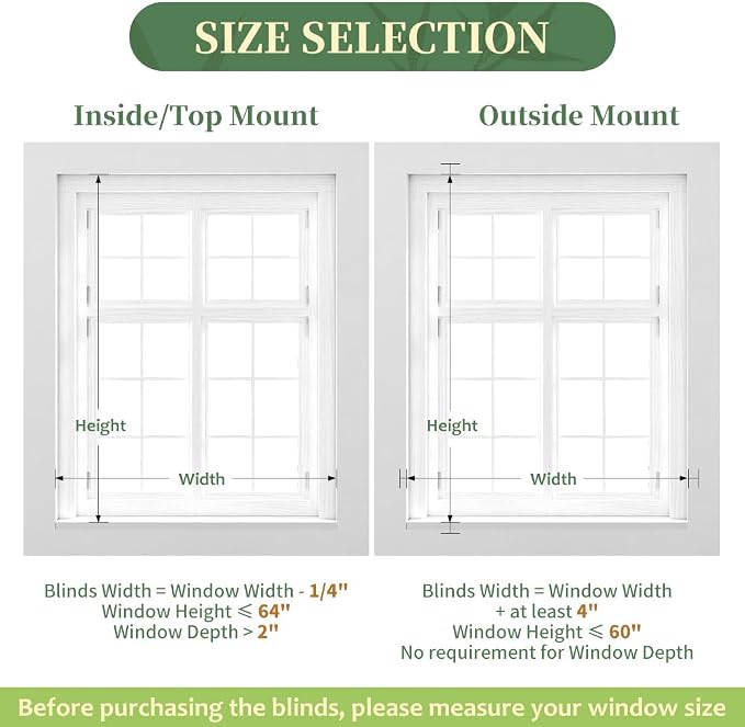 AGESISI Bamboo Roman Shades with Valance Cover, Cordless Blinds for Indoor Windows, Light Filtering Woven Wood Shades for Home & Patio, Privacy Protection, 33" W x 64" H, Carbonized