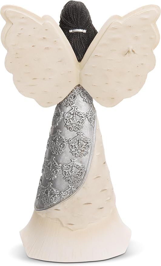 Pavilion Gift Company - with God - 6.5" EBN Angel with Cross