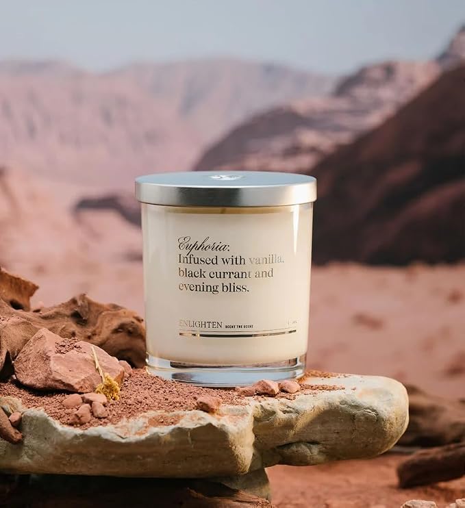 Enlighten Candles Arizona Euphoria Glass Tumbler Candle, 10.1 OZ