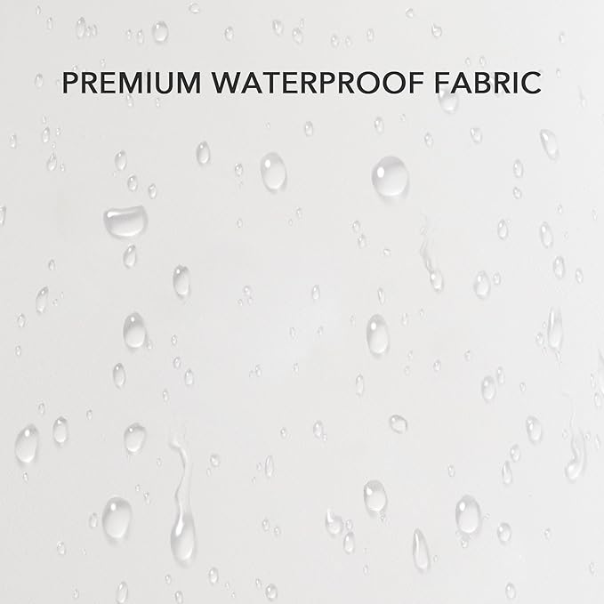 Oubonun 22x22 Outdoor Pillow Inserts (Pack of 2) - Square Waterproof Throw Pillow - Decorative Throw Pillows Insert for Couch Sofa Bed Patio Furniture - White Pillows