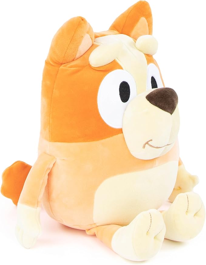 Jay Franco Plusg Pillow Buddy Super Soft Polyester Microfiber| Bluey Bingo 16 Inches