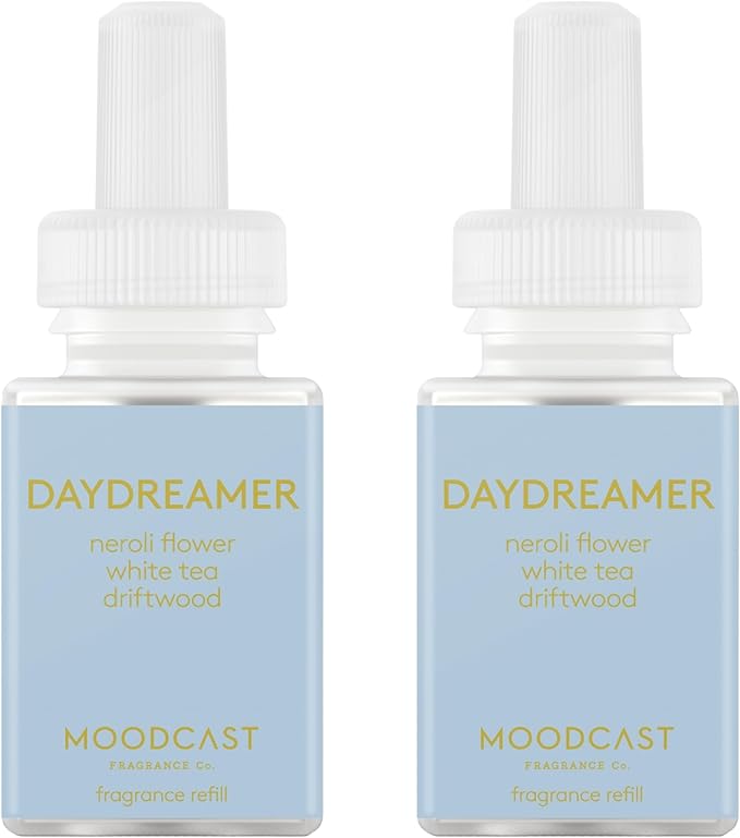 Pura & Moodcast Home Scent Refill - Smart Home Air Diffuser - Long-Lasting Premium Fragrance per Refill - Household Essential - Clean & Safe Diffuser Fragrance - 2 Pack, Daydreamer