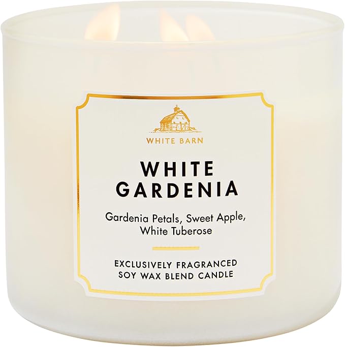 Bath & Body Works White Gardenia 3-Wick Candle