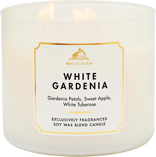 Bath & Body Works White Gardenia 3-Wick Candle