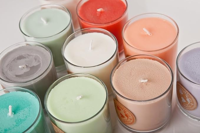 ECO CANDLE CO. Recycled Candle, Grass Stain, 6 oz. - Scents of Fresh Cut Grass - 100% Soy Wax, No Lead, Kraft Paper Label & Lid, Hand Poured, Phthalate Free, Midwest Grown Soybeans