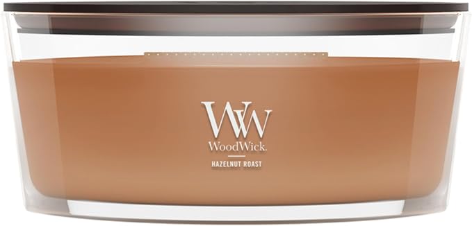 WoodWick Hazelnut Roast Ellipse Candle