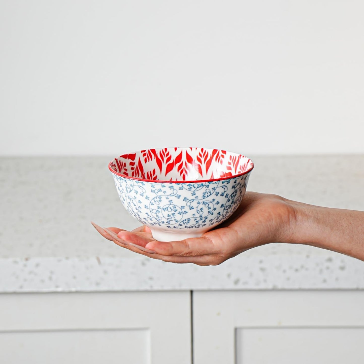 Ceramic Dessert Bowls Set - 12 Oz Small Cereal Bowls 4.75 Inch Ice Cream Bowl for Fruit, Snack, Side Dishes, Dipping Sauce - Microwave Dishwasher Safe - Set of 6 - Assorted Colors