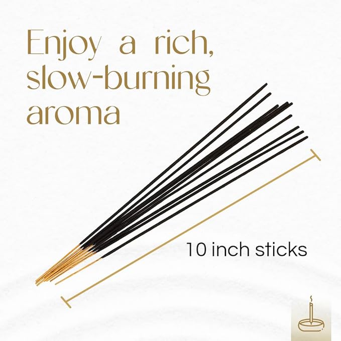 Gonesh - Classic Collection - Non-Toxic 10” Slow Burn Light Floral Aromatic Sticks - No. 2-100 Pack