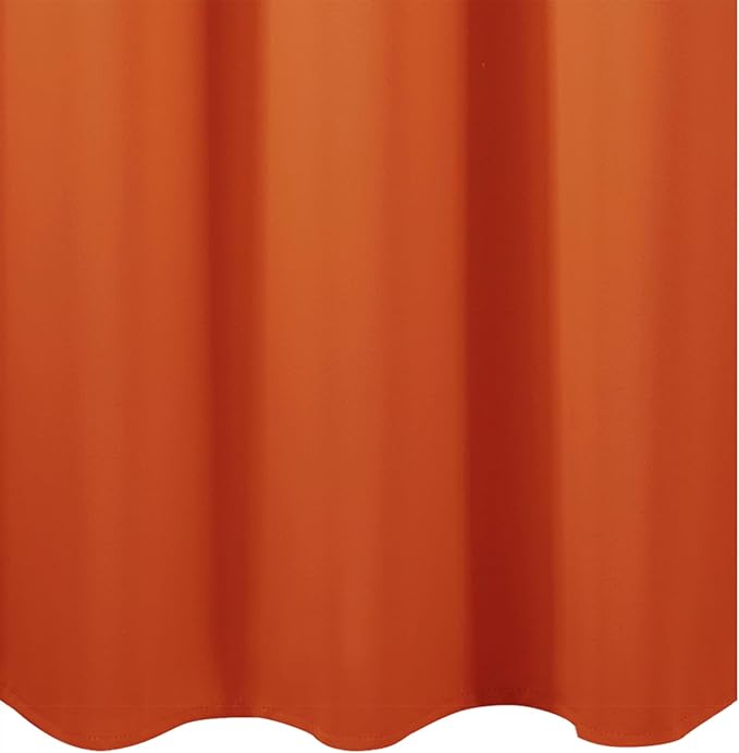 LEMOMO Blackout Curtains 52 x 120 Inch Long Orange Curtains Set of 2 Panels Room Darkening Curtains for Bedroom and Living Room