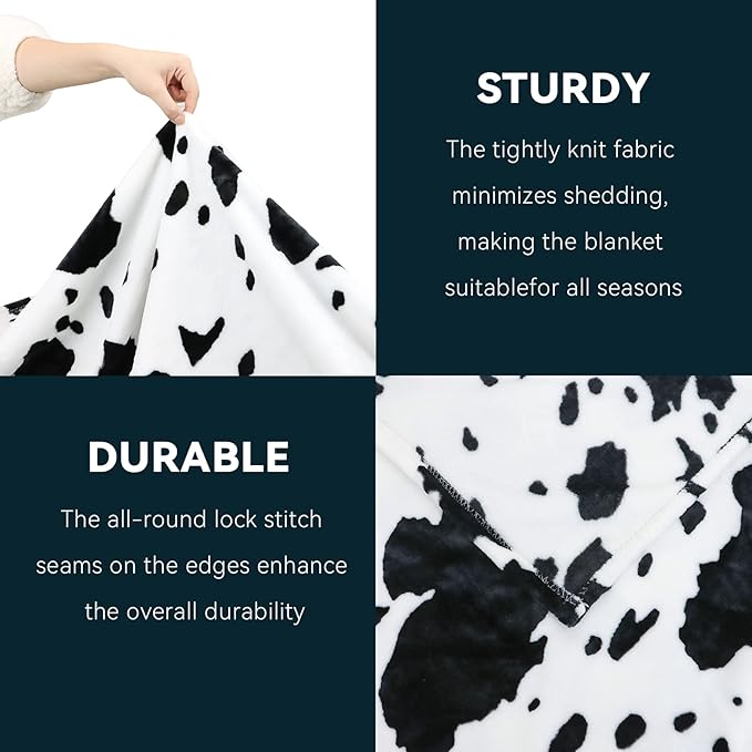 Twin Size Blanket for Couch Bed, Soft Cozy Warm Twin Fleece Blanket for Adults, Cute Home Room Decor, 60x80Inches