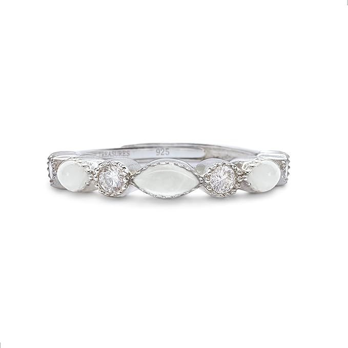 Milky Treasures Band Ring DIY Breastmilk Jewelry Making Kit | Adjustable Size 6 to 10 | Breastfeeding Keepsake | New Mom Gifts | Baby Shower Registry | 925 Sterling Silver [Full KIT] (Full Kit)