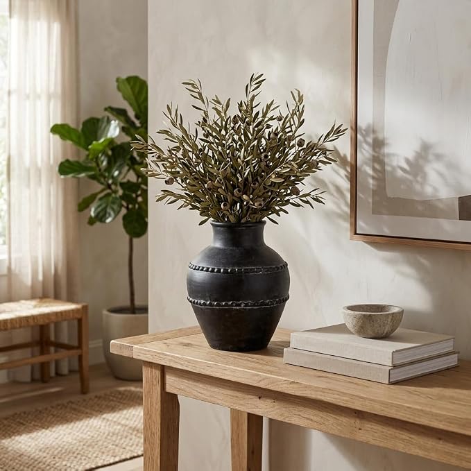 Sagebrook Home Traditional Terracotta Vase