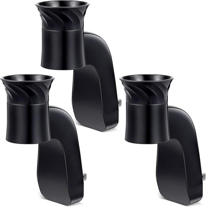 Hohean 3 Pack Wall Fragrance Plug in Compatible with Bath and Body Works WallFlower Refills, ETL Certified, Rotatable, Precise Scent Adjustable Fragrance Control Diffuser Plug for Home, Office (Black)