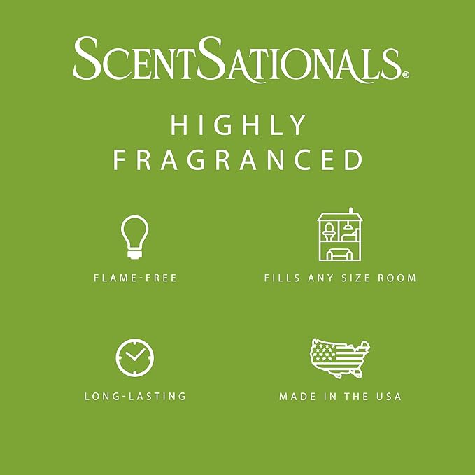 Scentsationals Wax Melts, Wax Cubes Strong Scent - Cucumber Melon - Long Lasting Scented Melts for Warmer, 10 oz (24-Cubes)