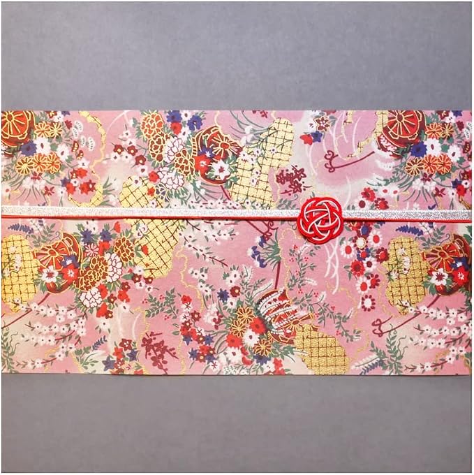 NOUSAKU Foldable Basket - Dahlia - Φ 8.4 inches, made with tin, Japanese traditional craft