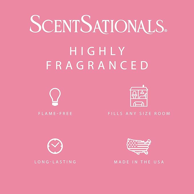 Scentsationals Wax Melts, Wax Cubes Strong Scent - Bakery Collection 2 Frosted Sugar Cookie - Long Lasting Scented Wax Melts for Warmer, 10oz (24-Cubes)