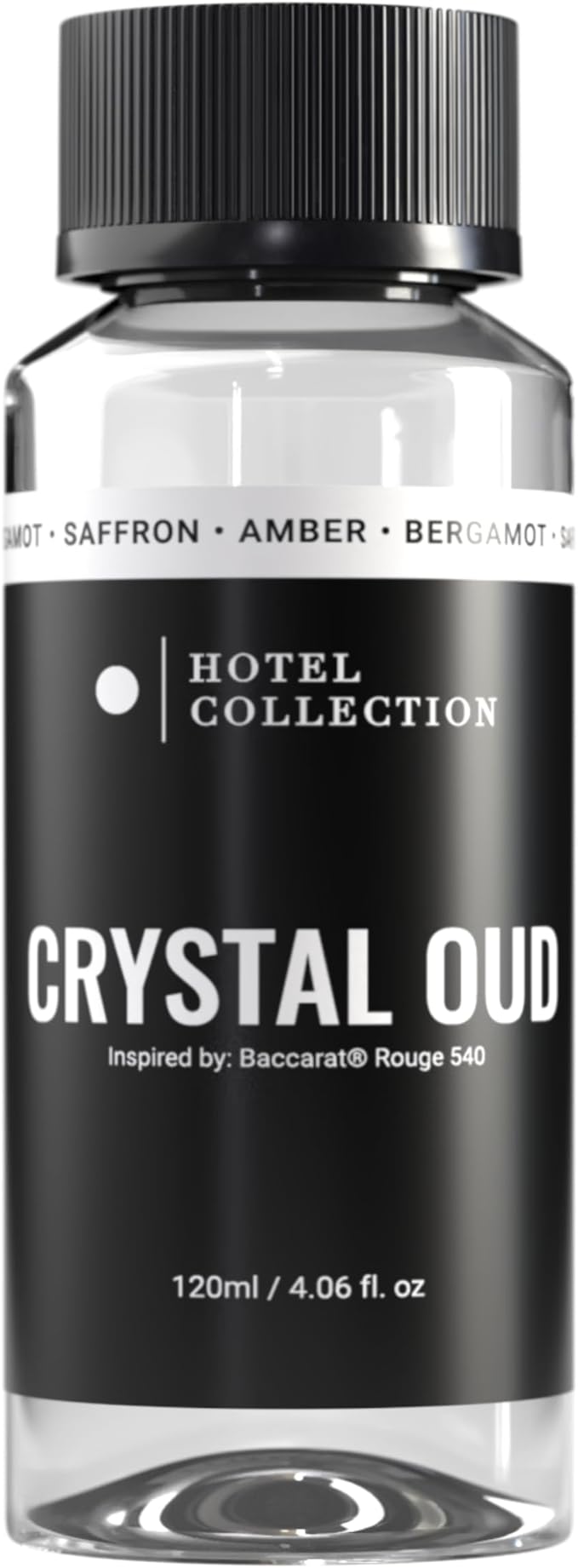 Hotel Collection Diffuser Oil - Crystal Oud - Aromatherapy Essential Fragrance Oil - Bergamot, Sweet Berries, Jasmine & Saffron - 120ML 4.1 Fl oz