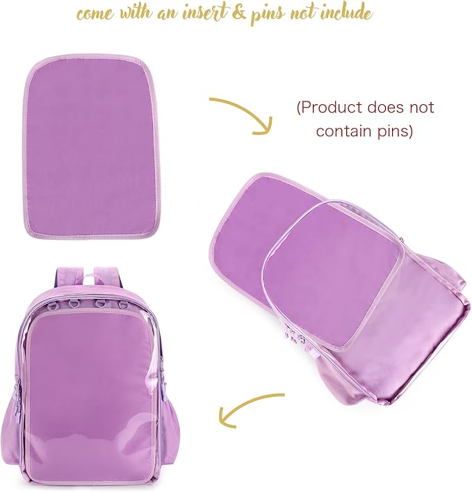 STEAMEDBUN Ita Bag Backpack with insert Pin Display Backpack for School Cosplay