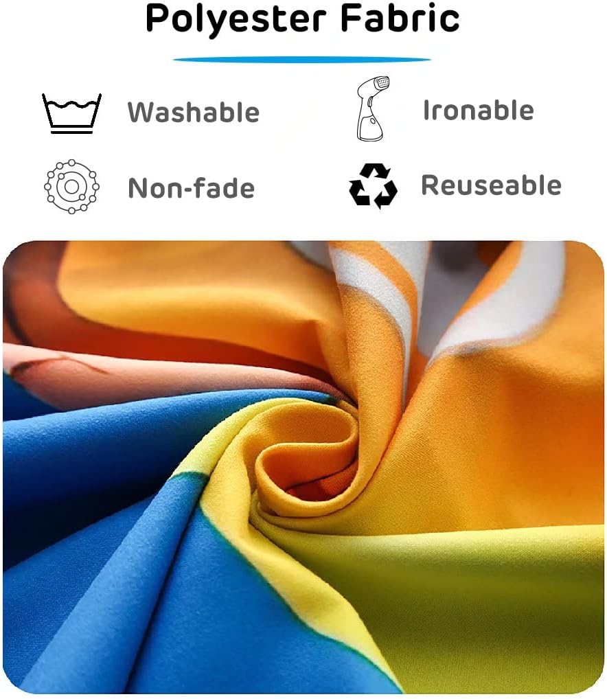 Loccor Tie Dye Tapestry Colorful Red Blue Yellow Green Orange Purple Retro Abstract Psychedelic Swirl Wall Hanging for Living Room Bedroom Dorm Home Decor 106''x70''