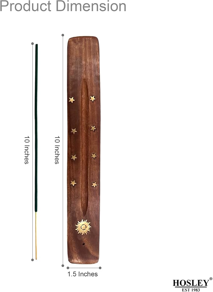 Hosley 480-Pack Assorted Incense Sticks in Gift Box, 12 Scents Incl. Nag Champa, Lavender, Dragon’s Blood, Grab Bag, for Meditation, Aromatherapy, Home