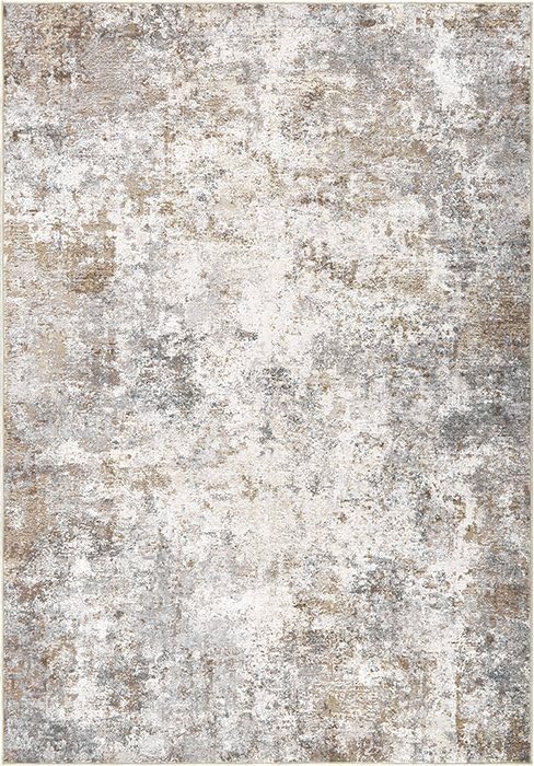 UERMEI 6x8 Area Rug Living Room Rugs - Washable Neutral Modern Abstract Soft Thin Rug Indoor Floor No Slip Rug Carpet for Bedroom Under Dining Table Home Office Decor - Brown Grey