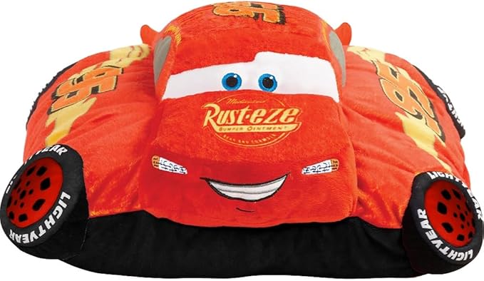 Pillow Pets Disney Pixar Cars 3, Lightning McQueen, 16" Stuffed Plush Toy