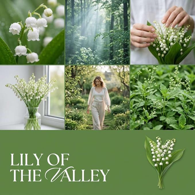 Lily of the Valley Strongly Scented Hand Poured Vegan Wax Melts, 12 Scented Wax Cubes, 6.4 Ounces in 2 x 6-Packs