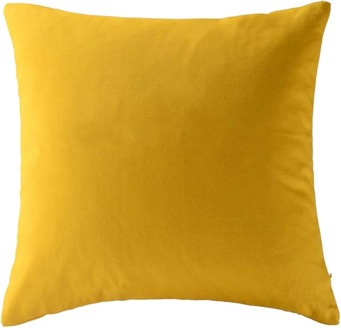 OiseauVoler 3D Sunflower Handmade Throw Pillow Covers Decorative Pillowcases for Home Couch Bed Living Room Decor Yellow 18x18 Inch
