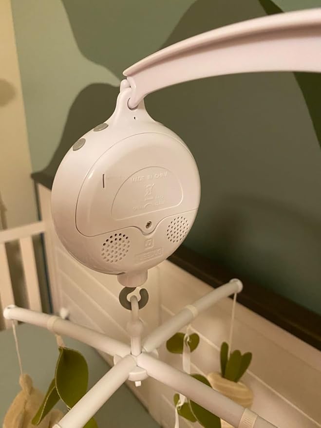 Crib Mobile 35 Lullaby Music,Cotton Baby Mobiles for Cribs & Pack N Play, Easy to Install, Stuffed Animals Hanging Toys Newborn Boys & Girls, Safari Nursery Decor