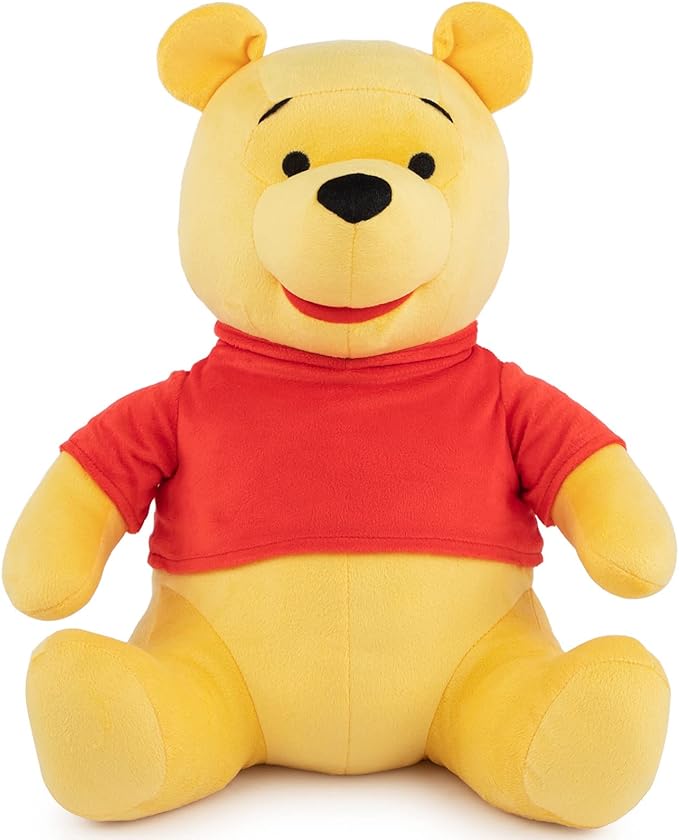 Jay Franco Disney Winnie The Pooh Pillow Buddy - Super Soft Polyester Microfiber, 16 inches (Official Disney Product)