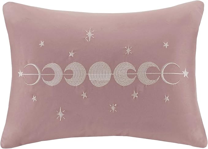 Intelligent Design Duvet Cover Set, Velvet Duvet Set, Luxury Diamond Quilting Pink Duvet Cover, Fluffy Duvet Cover with Decorative Pillow and 2 Shams, 4 Pieces, Blush, Full/Queen