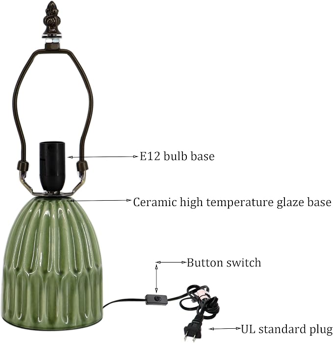 Tiffany Stained Glass Mushroom Table Lamp 12.5 Inch -Pink Peacock | Tiffany Lamp,6X6X12.5 Inch,Small Night Light,Ceramic Base, Mini Accent Light Suitable,Bedside,Bedroom, Children Room,Antique