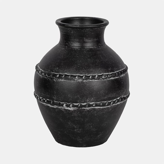 Sagebrook Home Traditional Terracotta Vase