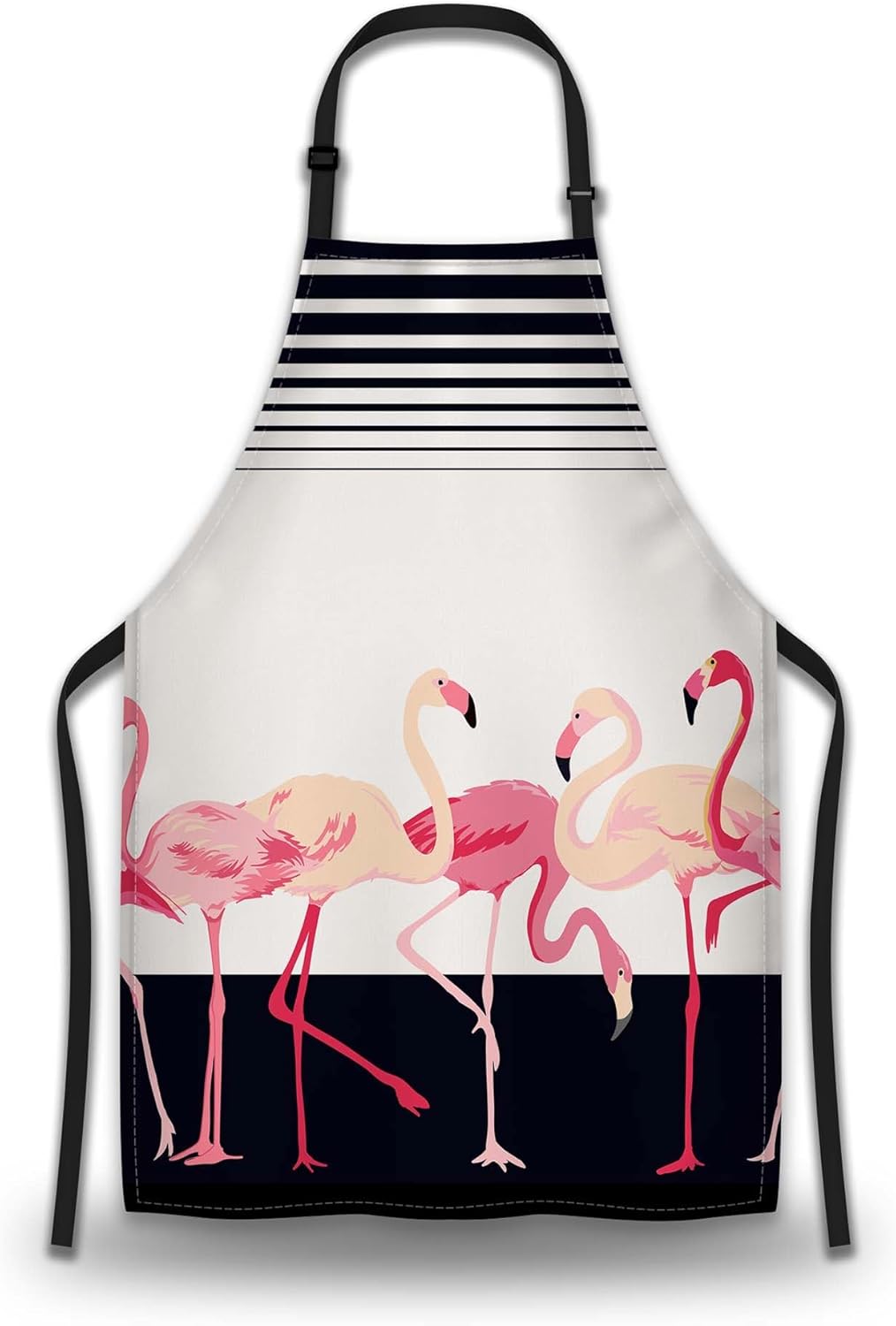Garden Apron for Women Flamingo Mans Aprons for Kitchen Cooking Restaurant BBQ Painting Crafting Gardening 27” (W) x 31” (H), Waterproof Aprons
