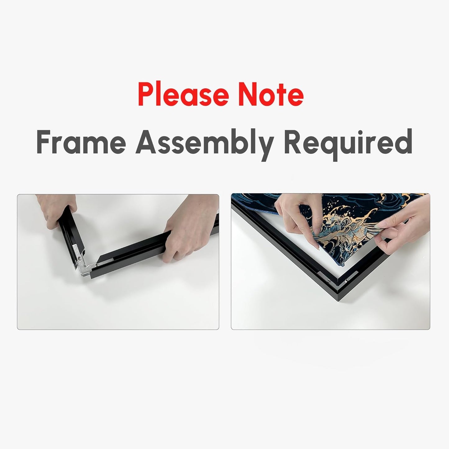 SIGNWIN 24"x46" Extra Large Framed Wall Art Misty Forest in Sepia Tones, Watercolor Woodland Landscape for Home Living Room Bedroom Decor (Frame Assembly Required)