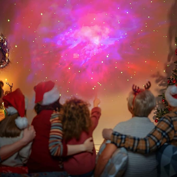 SFOUR Astronaut Galaxy Projector, Star Projector Night Light with Remote Control & Timer, 360° Rotatable Head, 8 Nebula Effects, Adjustable Brightness for Kids Bedroom, Home Party Decor, Birthday Gift
