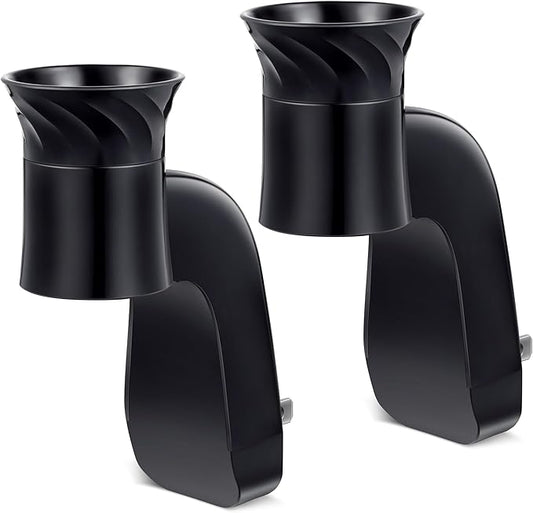 Hohean 2 Pack Wall Fragrance Plug in Compatible with Bath and Body Works WallFlower Refills, ETL Certified, Rotatable, Precise Scent Adjustable Fragrance Control Diffuser Plug for Home, Office (Black)