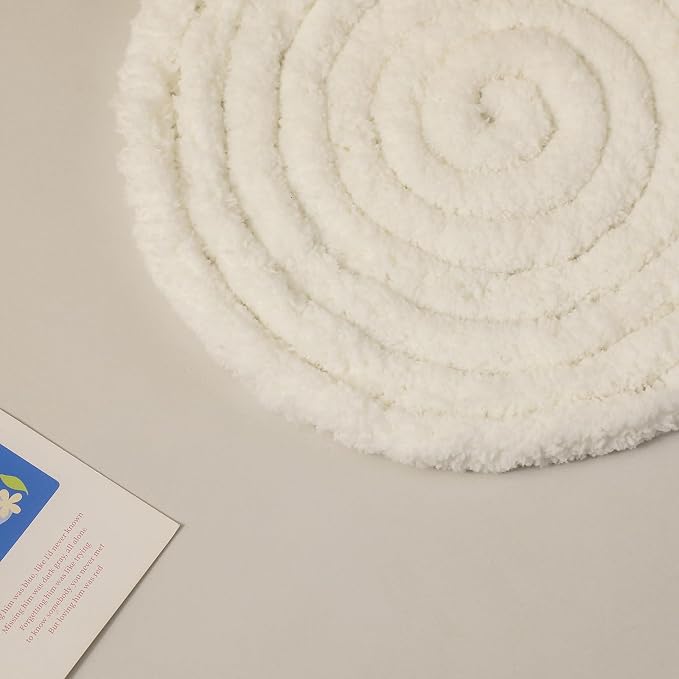 bearberry Chunky Knit Throw Blanket 60x80 Inches Handmade, Soft Jumbo Chenille Yarn with Cable Rope Knot Design, Thick Cozy Large Blanket for Couch, Sofa, Bed & Living Room Home Decor, Cream