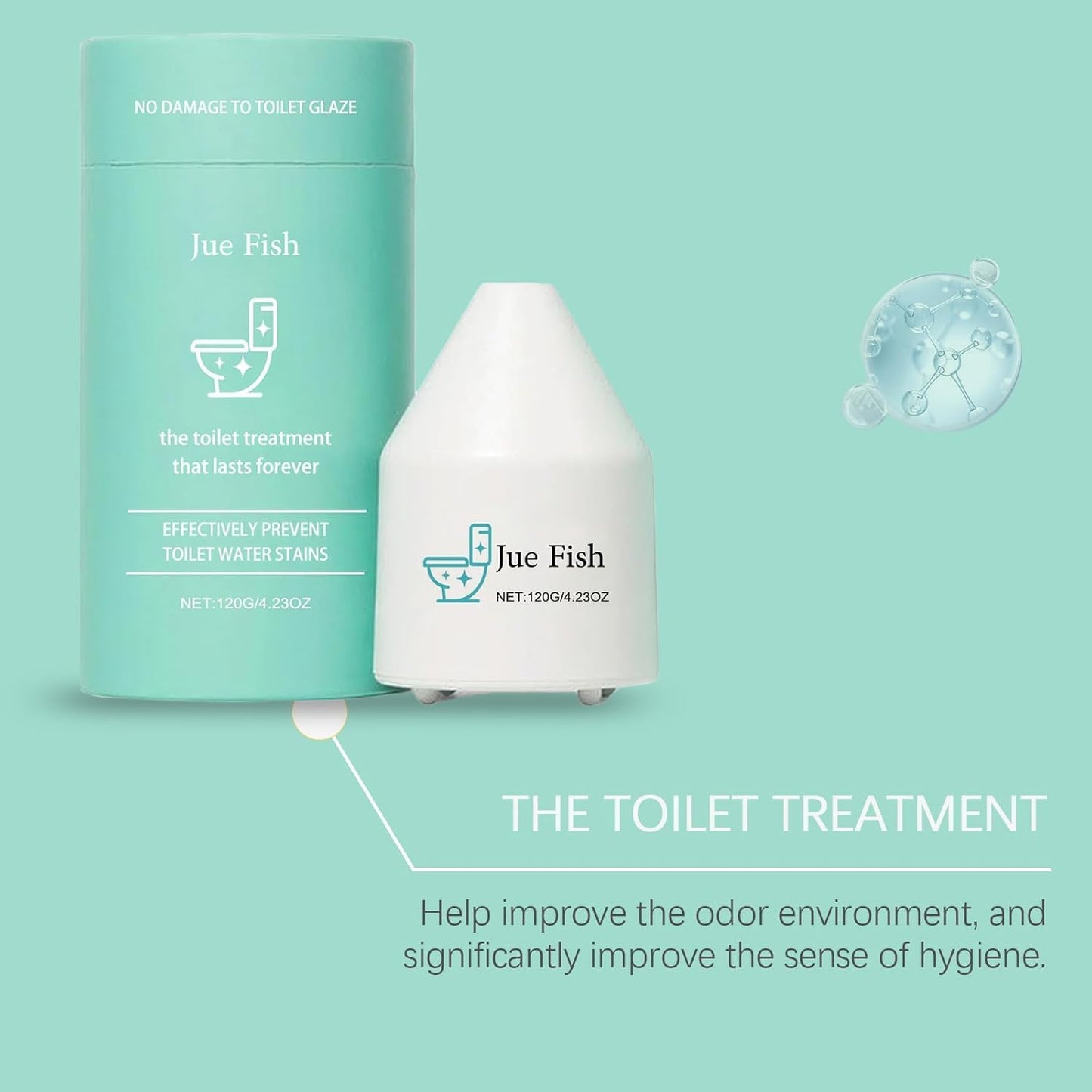 Krazy Toilet Bowl Cleaner, Crazy Klean Toilet Cleaner, Automatic Refreshes Toilets, Long-Lasting Cleane Fresh Scent, No Scrubbing Required (1)