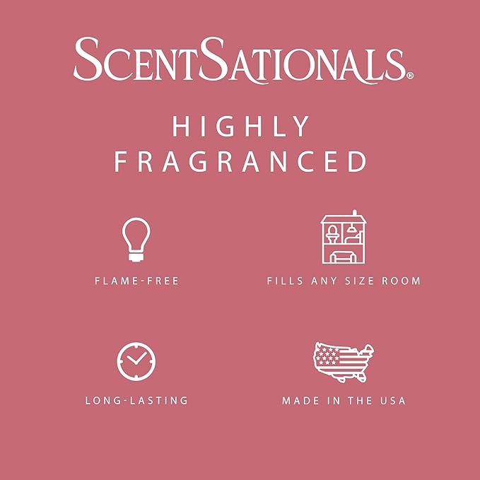 Scentsationals Wax Melts, Wax Cubes Strong Scent - Iced Lemon Sugar Cookies - Long Lasting Scented Melts for Warmer, 10oz (24-Cubes)