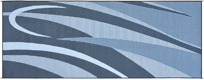 Stylish Camping Ming's Mark 142.153 GC1 Black/Silver 8' x 20' Graphic Mat