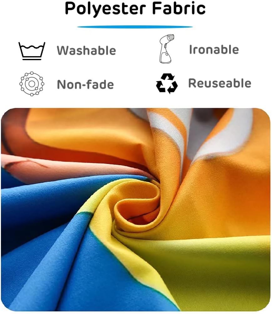 BELECO Tie Dye Tapestry Wall Hanging Fabric 60x40 Inch Colorful Spiral Tie Dye Tapestry Hippi 60s Themed Party Decorations Rainbow Tapestry Art Wall Decor for Bedroom Aesthetic Living Room Dorm