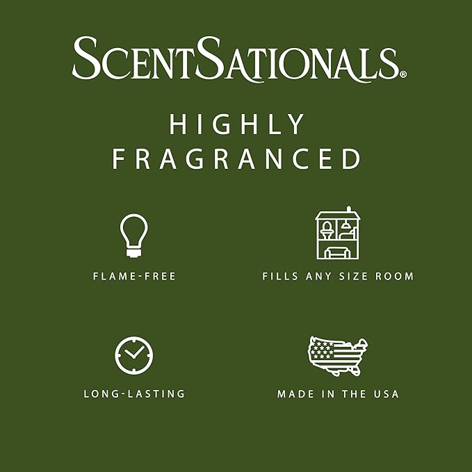 ScentSationals Perfectly Pine Scented Wax Melts - Pine Tree & Citrus, 10oz (24 Cubes)