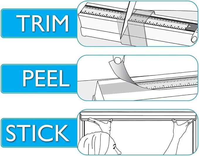 Redi Shade No Tools Easy Lift Trim-at-Home Cordless Pleated Light Filtering Fabric Shade Gray, 30" W x 64" L (Fits Windows 19 in - 30 in)