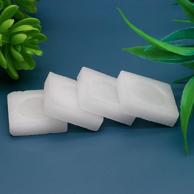 300Grams Natural Camphor Blocks – 64-Tablets Refined Pure Camphor Cubes for Indian Pooja Alcanfor Tablets Religious Purpose Kapoor for Pooja Odor Eliminator Incense Ideal Indian Ritual Staff (300G)