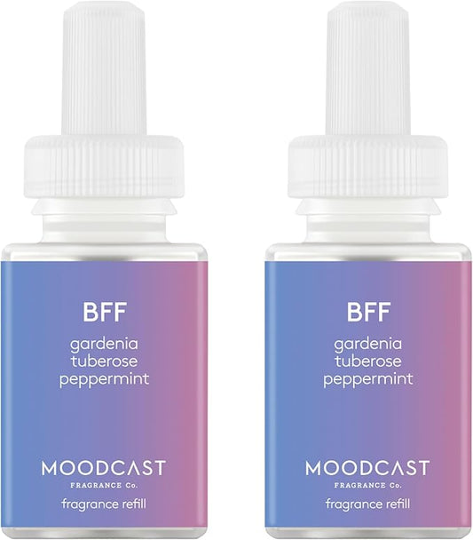 Pura & Moodcast Home Scent Refill - Smart Home Air Diffuser - Long-Lasting Premium Fragrance per Refill - Household Essential - Clean & Safe Diffuser Fragrance - 2 Pack, BFF