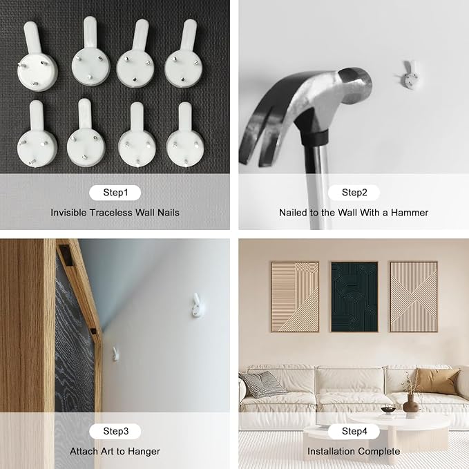 LHIUEM Large Abstract Textured Line Framed Canvas Wall Art,Boho Beige Black Wall Decor,Modern Neutral Minimalist Art Painting Painting for Living Room,Bedroom,Dining Room,Office -24"x36"x3