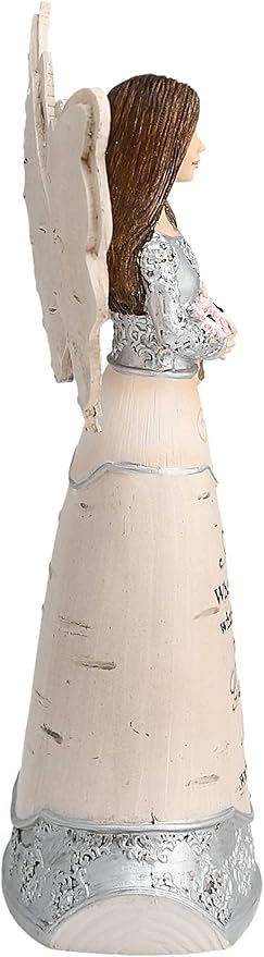 Pavilion Gift Company Elements Aunt Guardian Angel Figurine, 6", Purple
