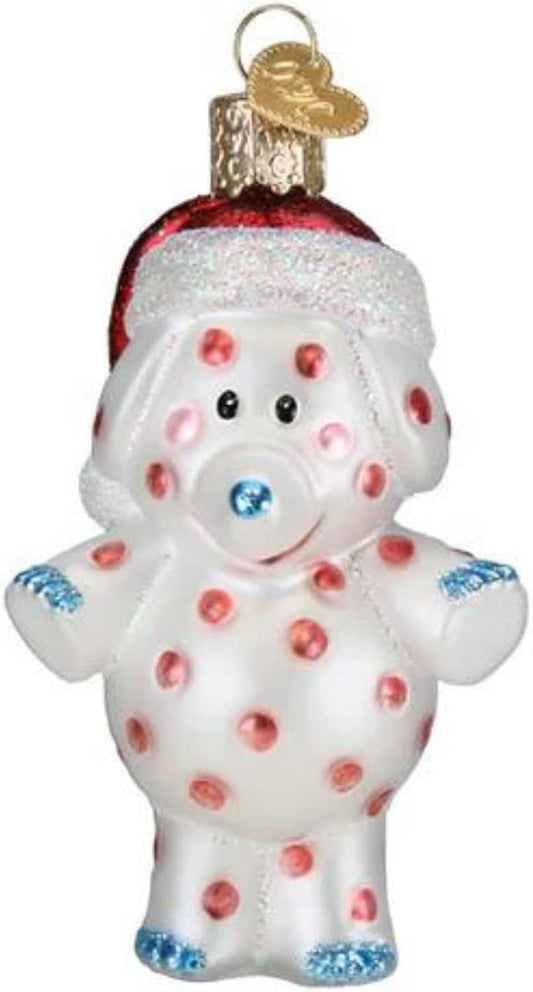 Old World Christmas Spotted Elephant Glass Hanging Ornament